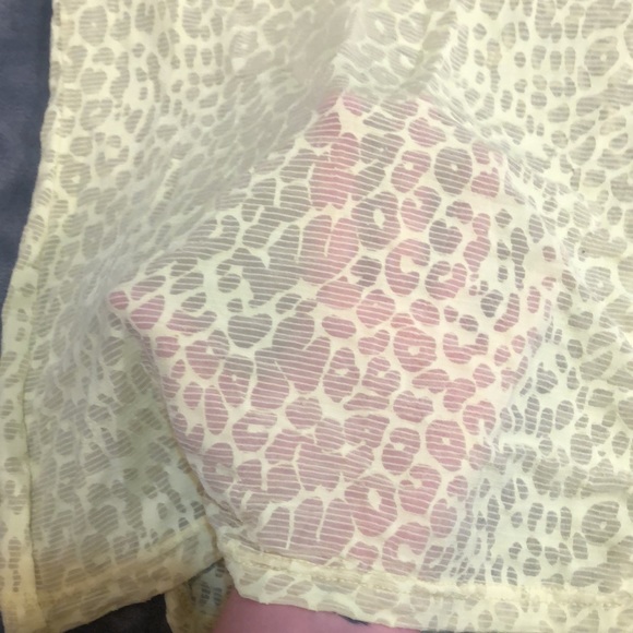 Sheer Animal Print Top - Picture 3 of 4